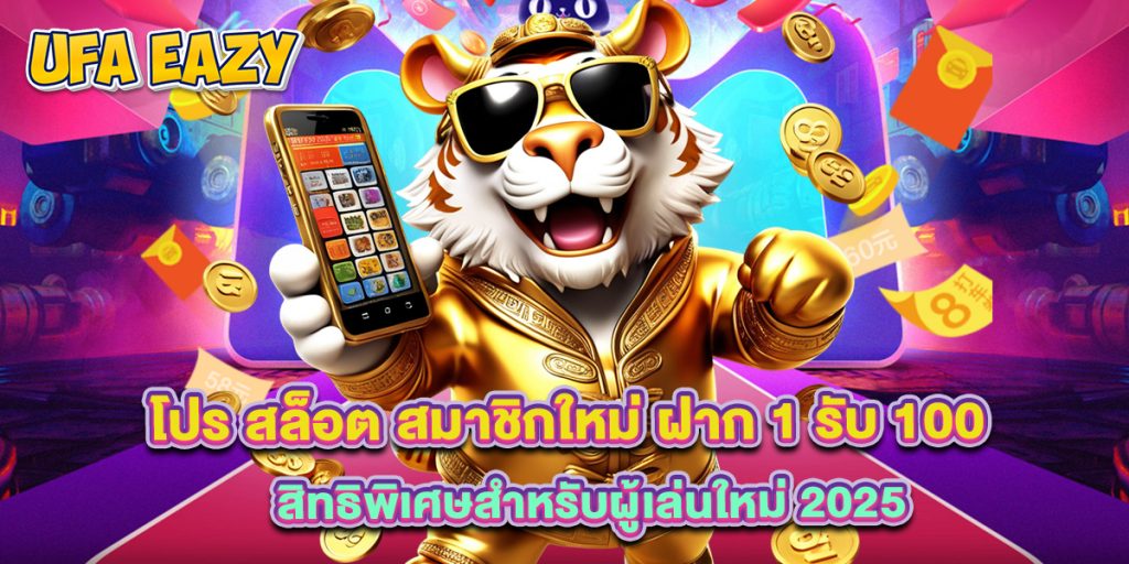 โปร สล็อต สมาชิกใหม่ ฝาก 1 รับ 100 สิทธิพิเศษสำหรับผู้เล่นใหม่ 2025 1 โปร สล็อต สมาชิกใหม่ ฝาก 1 รับ 100 สิทธิพิเศษสำหรับผู้เล่นใหม่ 2025